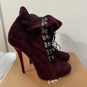 Christian Louboutin Suede Bootie